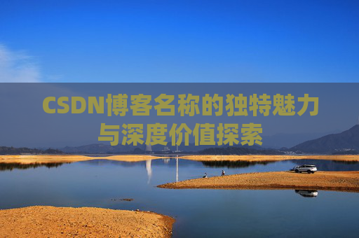 CSDN博客名称的独特魅力与深度价值探索